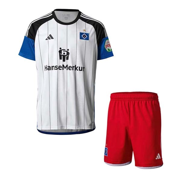 Camiseta Hamburgo S.V Replica Primera Ropa Niño 2023/24